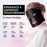 Máscara facial LED con terapia de luz roja